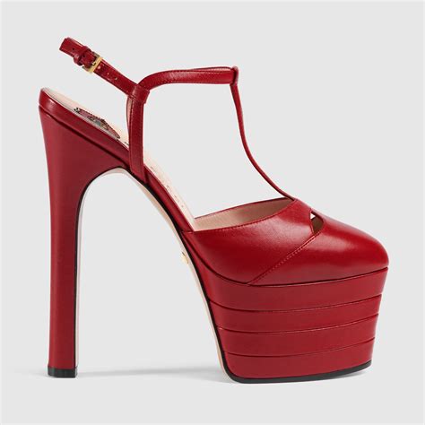 gucci playform heels